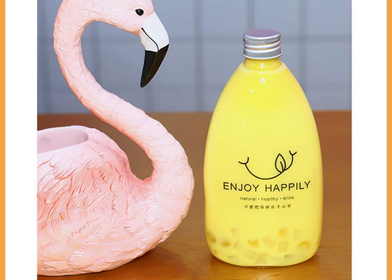 300 ml przezroczysta plastikowa butelka na herbatę z mleka PET 100% klasy spożywczej
