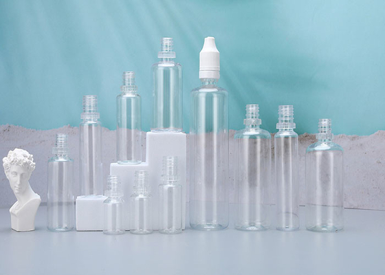 Przezroczysta butelka PET z kroplomierzem ODM E 4 ml 5 ml 10 ml