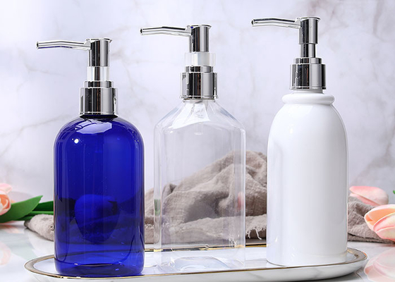 300 ml butelek z pompką PET wielokrotnego napełniania do kremu z balsamami do szamponu
