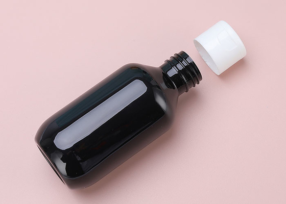 Amber Flip Top Cap Butelki PET z balsamem 120 ml do kosmetycznego kremu z tonerem