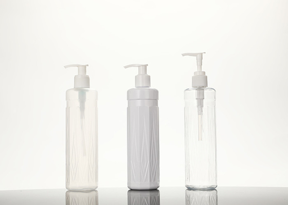 Niestandardowa plastikowa butelka z pompką PET o pojemności 300 ml do szamponu kosmetycznego