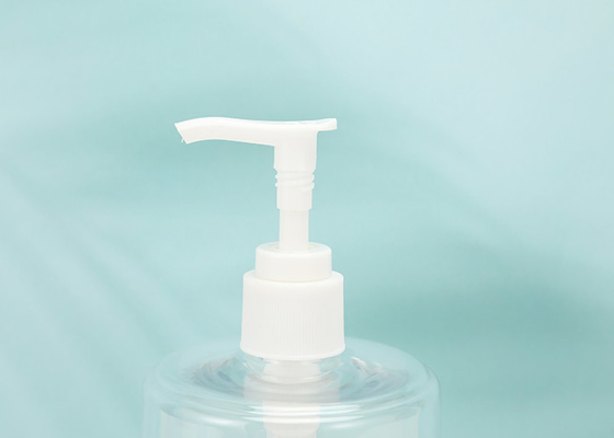 Kosmetyczne PET Puste butelki z pompką 500 ml 16 uncji Plastikowe błyszczące cylindryczne
