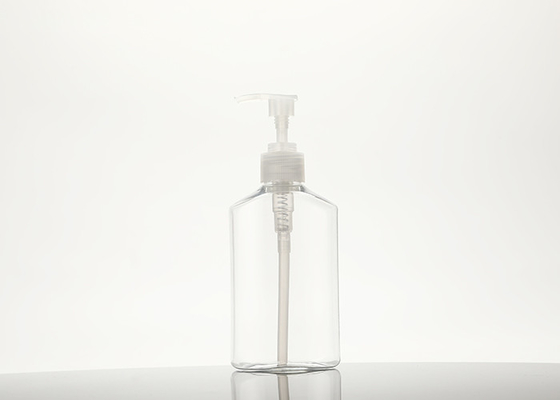 Pusta butelka z pompką do dezynfekcji rąk 350 ml Plastikowy PET na szampon, balsam