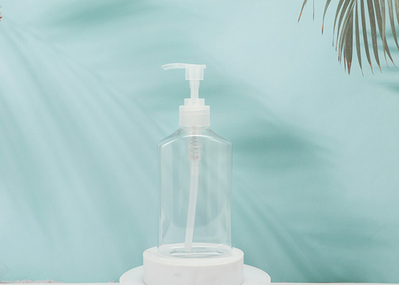 Pusta butelka z pompką do dezynfekcji rąk 350 ml Plastikowy PET na szampon, balsam