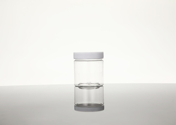 100 ml przezroczysty pusty okrągły plastikowy słoik do wielokrotnego napełniania z pokrywkami i etykietami Bez BPA