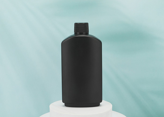 Kwadratowe i płaskie plastikowe butelki z szamponem HDPE o pojemności 4 uncji 120 ml na atrament