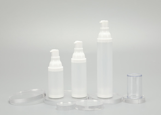 Clear Airless Cosmetic Cream Airless Pump Bottle Rozmiar podróżny Możliwość ponownego napełnienia