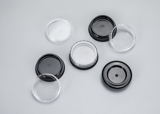 Biały 5ml 10ml 15ml 30ml 50ml Powtarzalny pojemnik do pielęgnacji skóry okrągły plastikowy słoik kosmetyczny