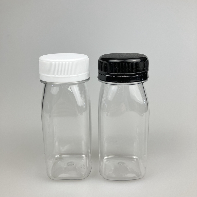 60 ml kwadratowa butelka soku butelka do picia kwadratowa butelka do picia z czapką wielobarwna
