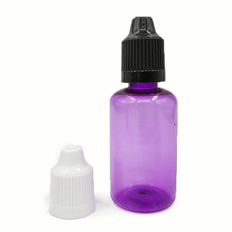 30 ml plastikowe butelki do kropelkowania Ciśnięte butelki do kropelkowania płynów do oczu z plastikowymi pokrywkami przeciwciśnieniowymi