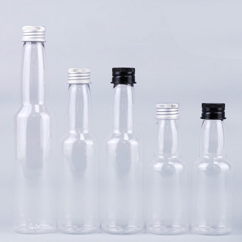 Mini butelki na alkohol 50 ml Mini pusty plastikowy butelki na wino