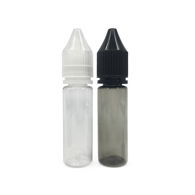 15 ml PET plastikowych butelek do soku z olejów eterycznych z uszczelnieniem zakrycia butelki
