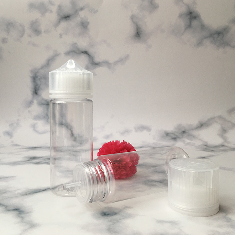 E Płynny okrągły butelka PET opakowanie różnorodność szyi dziecięcej Przejrzyste 10 ml - 100 ml wielkość