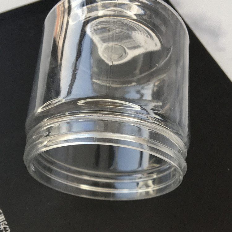 50ml 100ml 120ml 150ml 200ml 4oz słoik kosmetyczny czyste plastikowe słoik z kremem dla zwierząt domowych z plastikową pokrywą