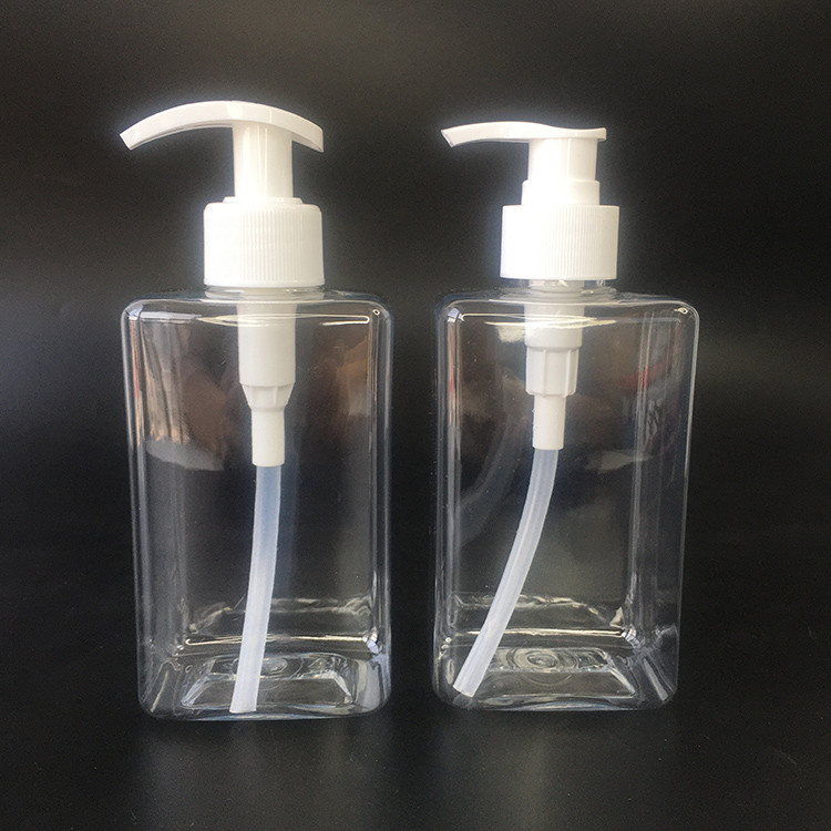 PET Plastic Pink Pump Dispenser Flask Z Silk Screening Printing Screw Cap 24mm Caliber