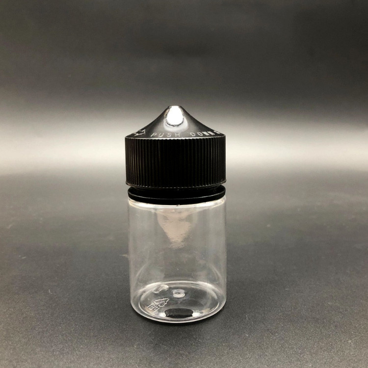 Zastosowalne, przejrzyste butelki PET E z pojemnością 10 ml, 15 ml, 30 ml, 60 ml, 80 ml i 100 ml