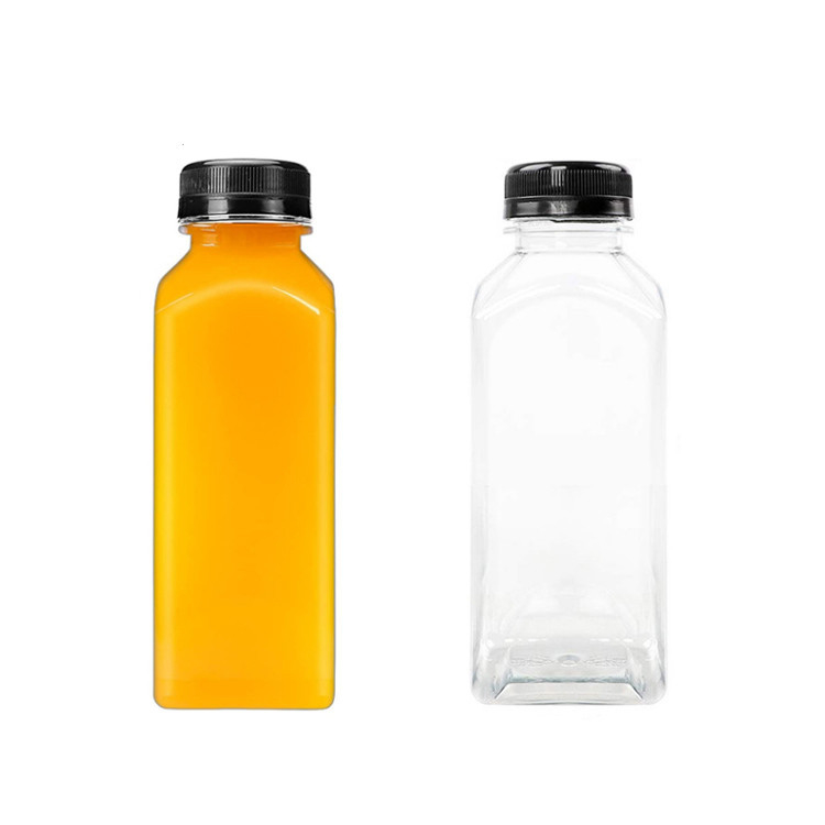 Butelki soku w kolorach na zamówienie z materiałem biodegradowalnym i różnych pojemności 120ml 250ml 350ml 500ml