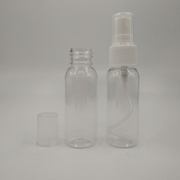 Klasyczna butelka z rozpylaczem z tworzywa PET, duża pojemność: 10ml, 15ml, 30ml, 50ml, 60ml, 70ml, 100ml, 200ml, 500ml