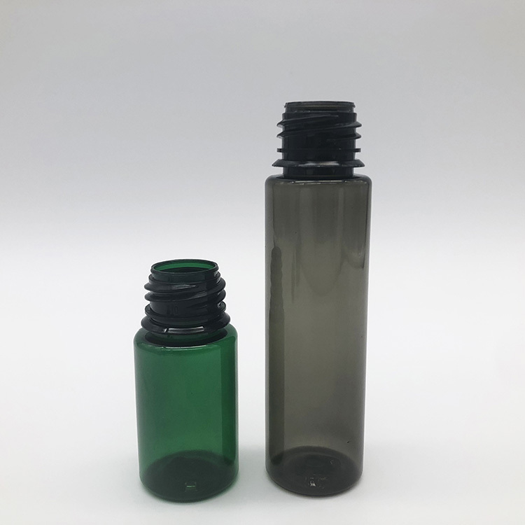 Okrągła butelka na e-liquid z niestandardowym logo, pojemność 10ml 15ml 30ml 40ml 60ml 80ml 100ml