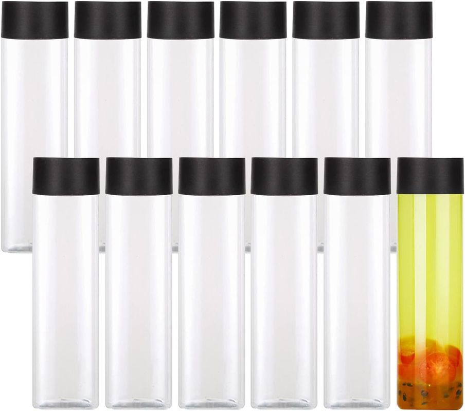 Butelki do herbaty mlecznej o dużej pojemności, przezroczyste, ze śrubowaną pokrywką 120ml 250ml 350ml 500ml 1000ml