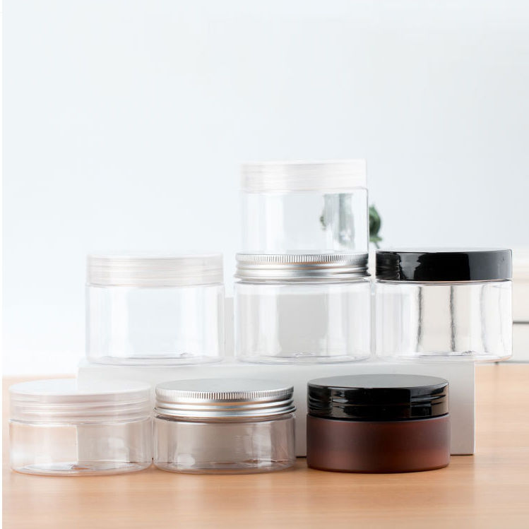 Top Quality Different Capacity with Screw Cap Multi clear Pet Spice Bottles Stackable Plastic Containers with Fast Shipping