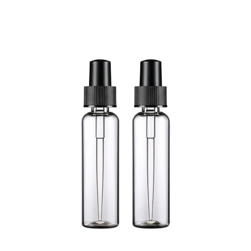 Butelka na e-liquid ze śrubową zakrętką, zawierająca materiał PET i obróbkę powierzchni sitodrukiem, idealna do pojemników na płyn do waporyzacji