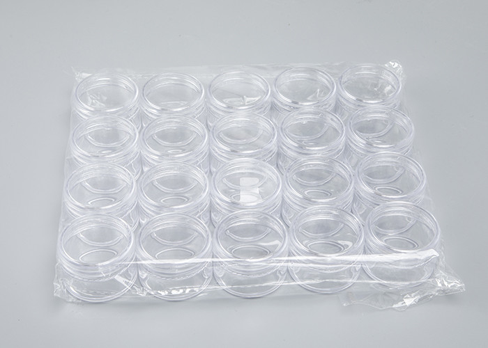 50g 100g 250g 500g Powtórnie wypełniający się pusty garnek do makijażu Pojemnik z tworzyw sztucznych próbki kosmetyków Pudełko kremu słoik