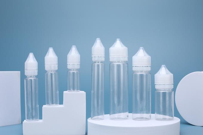 ISO Małe butelki plastikowe z wierszem z górą 10 ml 20 ml 30 ml 50 ml 60 ml 2