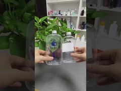 Przejrzyste plastikowe butelki z soku jednorazowego do produkcji smoothie mleka i soku z czapką