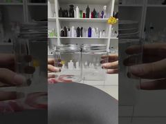 Puste butelki do przechowywania słoików z aluminiowymi wieczkami do przechowywania ziarna i orzechów