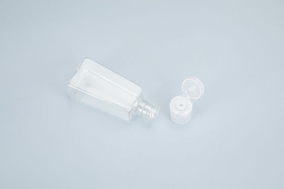30ml PET Small Antibacterial Hand Sanitizer Gel Bottle With Silicone Gel Trapezoidal