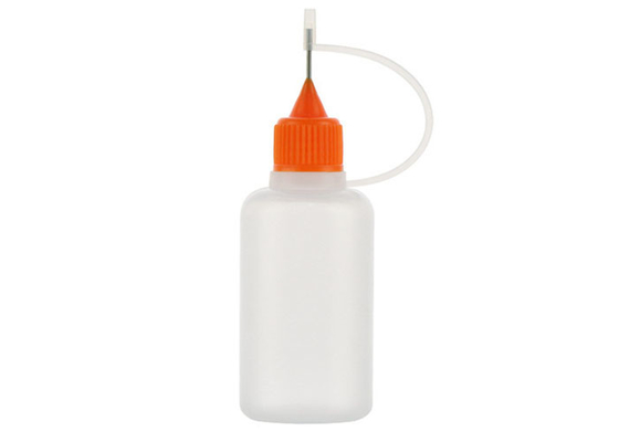 30 ml wyciskana plastikowa pusta butelka z płynem E z końcówką igłową